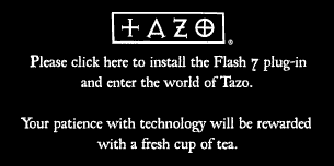 Tazo install Flash prompt