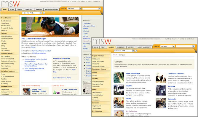 MSW Redesigned Site at Launch