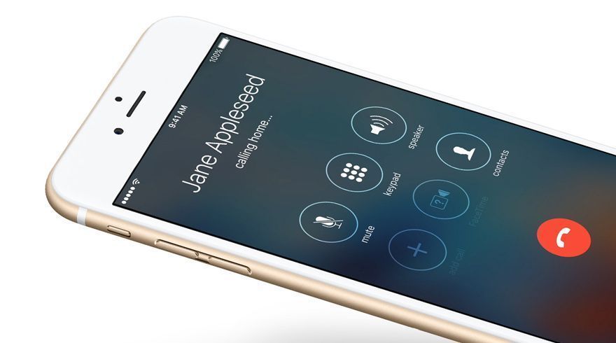 iOS 9 Call Screen